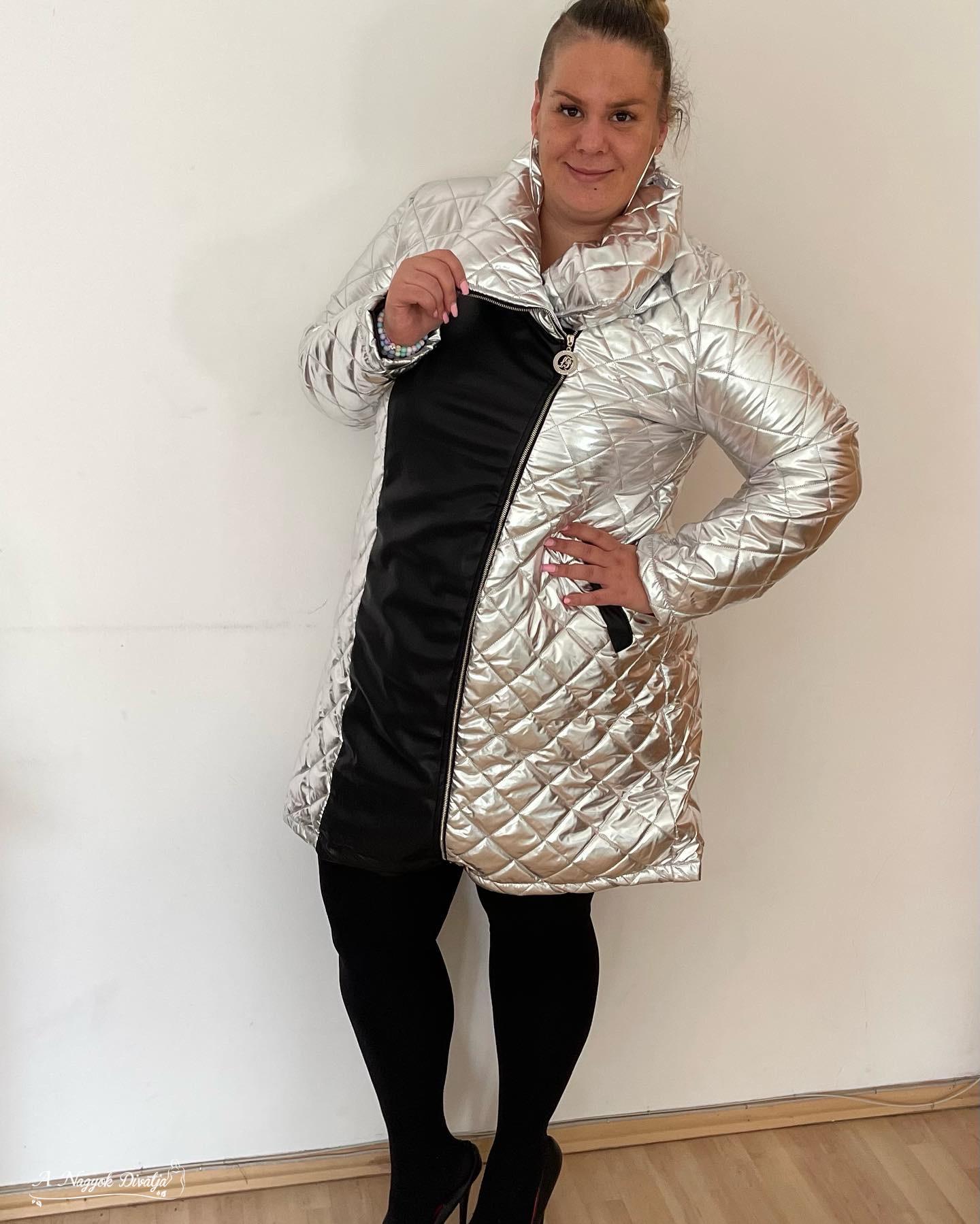 Liza kabát ezüst